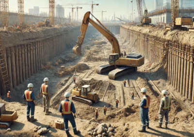 Scavo per fondamenta a Chiavenna