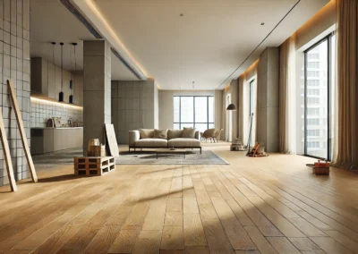 Pavimentazione in legno a Madesimo